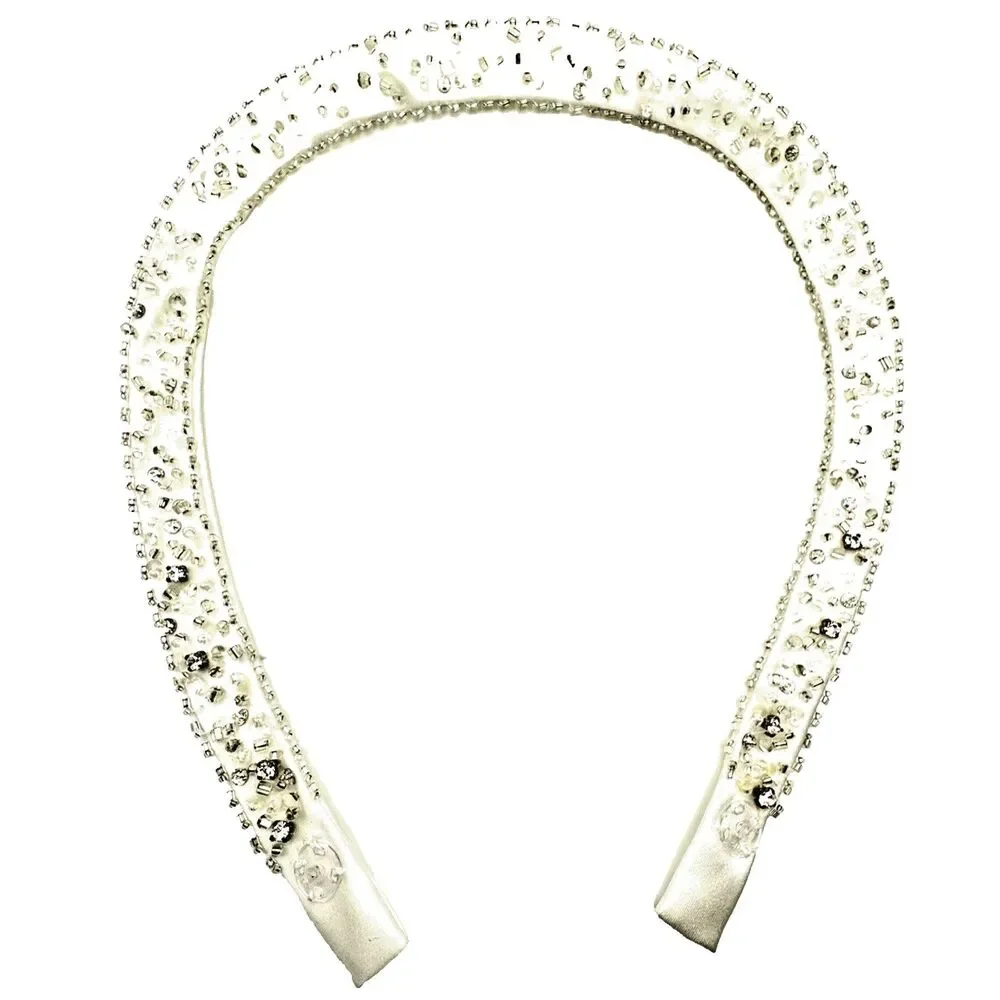 Beaded Bridal Strap For Bridal Dress Satin Sewing Textile Bride Custom